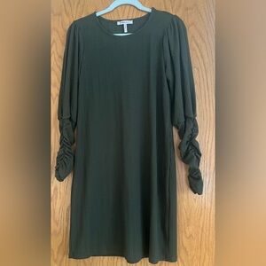 BCBGeneration Women's Long Sleeve Dress with Scrunched Detail